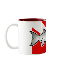Barracuda Dive Flag Mugs