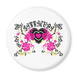 Barracuda Heart Refrigerator Magnet