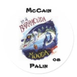 Barracuda Mooda (round) stickers