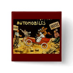 Barre Automobiles - Vintage Advertisement Poster buttons