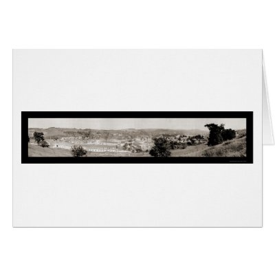 Barre VT Granite Plant Photo 1917 Greeting Card by lc_panoramicphotos
