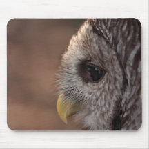 Barred Owl (Strix varia) Mousepads