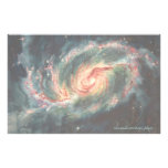 Barred Spiral Galaxy Personalized Stationery