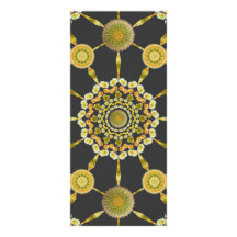 Barrel Cactus Mandala Array Bookmark Customized Rack Card