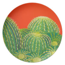 Barrel Cactus Plate