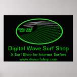 Barrel Digital Wave Right Perspective P6 Posters