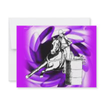 Barrel Racer 101 Personalized Invites