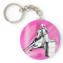 Barrel Racer 103 Keychain