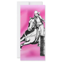 Barrel Racer 103 Rack Card Design