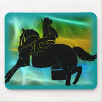 Barrel racer 404 mousepad