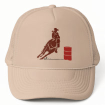 Barrel racer cap hats