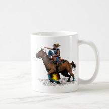 Barrel Racing, Artful Dodger Coffee Mugs