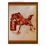 Barrel Racing Card