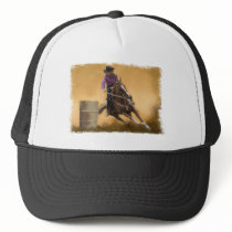 Barrel racing trucker hat