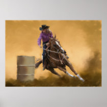 Barrel racing posters