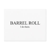 Barrel Roll 3 Post Cards