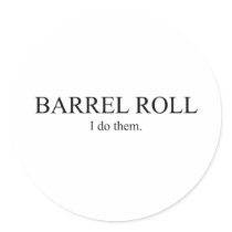 Barrel Roll 3 Sticker