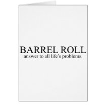 Barrel Roll 8 Greeting Card