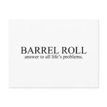 Barrel Roll 8 Postcard