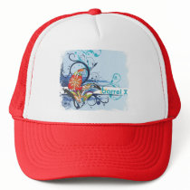 Barrel X Floral Design Trucker Hats