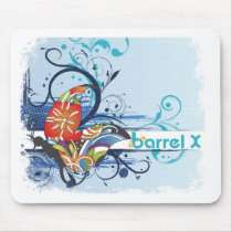 Barrel X Floral Design Mousepad