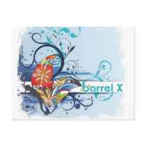 Barrel X Floral Design Post Cards