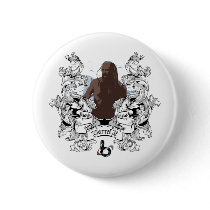 Barrel X Limited Rasta Surfing Guy Button