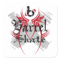 Barrel X Limited Skate Stickers