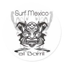 Barrel X Limited Surf Mexico Stickers