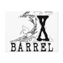 Barrel X Limited Surf Outline Postcards