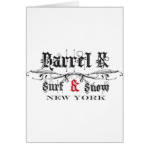 Barrel X Limited Surf & Snow New York Greeting Card