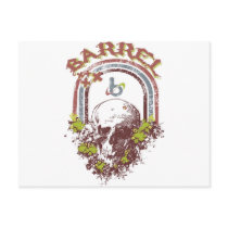 Barrel X "Rainbow" Skull Post Cards