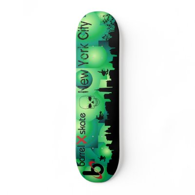 Barrel X Skate New York City Skate Board by barrelx