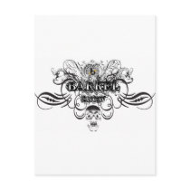 Barrel X Snow Skull Post Card