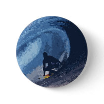 Barrel X Surf Tube Ride Pinback Buttons