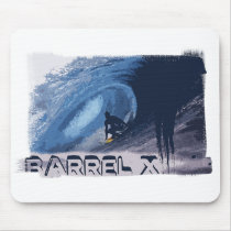 Barrel X Surf Tube Ride Mousepads