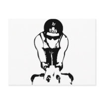 Barrel X Triathlon Biker Guy Postcards