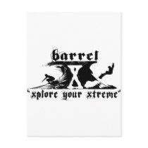 Barrel X Xplore your Xtreme Postcard