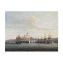 Barrington's Action at Santa Lucia, 1778 Post Cards
