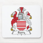 Barry Family Crest Mouse Mats