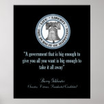 Barry Goldwater Quote (Big Government) Print
