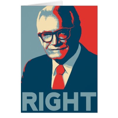 Barry Goldwater Right Greeting Cards by AmericanElephant