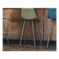 Barstools and Copper Photo Art