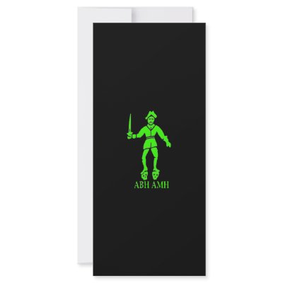 Bart Roberts #2-Green Rack Cards by epicpirates
