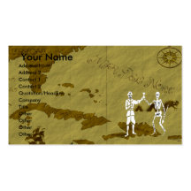 Bart Roberts -2 Map #4 Business Card Template