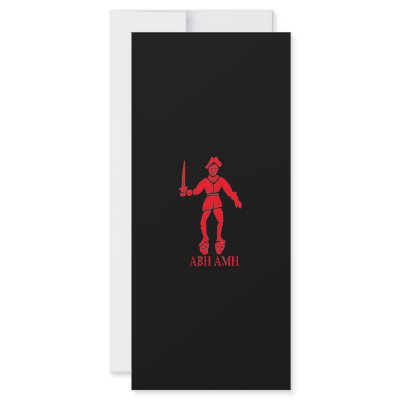 Bart Roberts #2-Red Full Color Rack Card by epicpirates