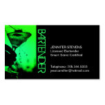 Bartender Business Card