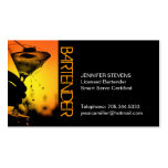 Bartender Business Card