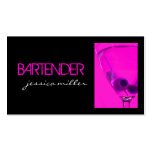 Bartender Business Card
