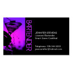 Bartender Business Card